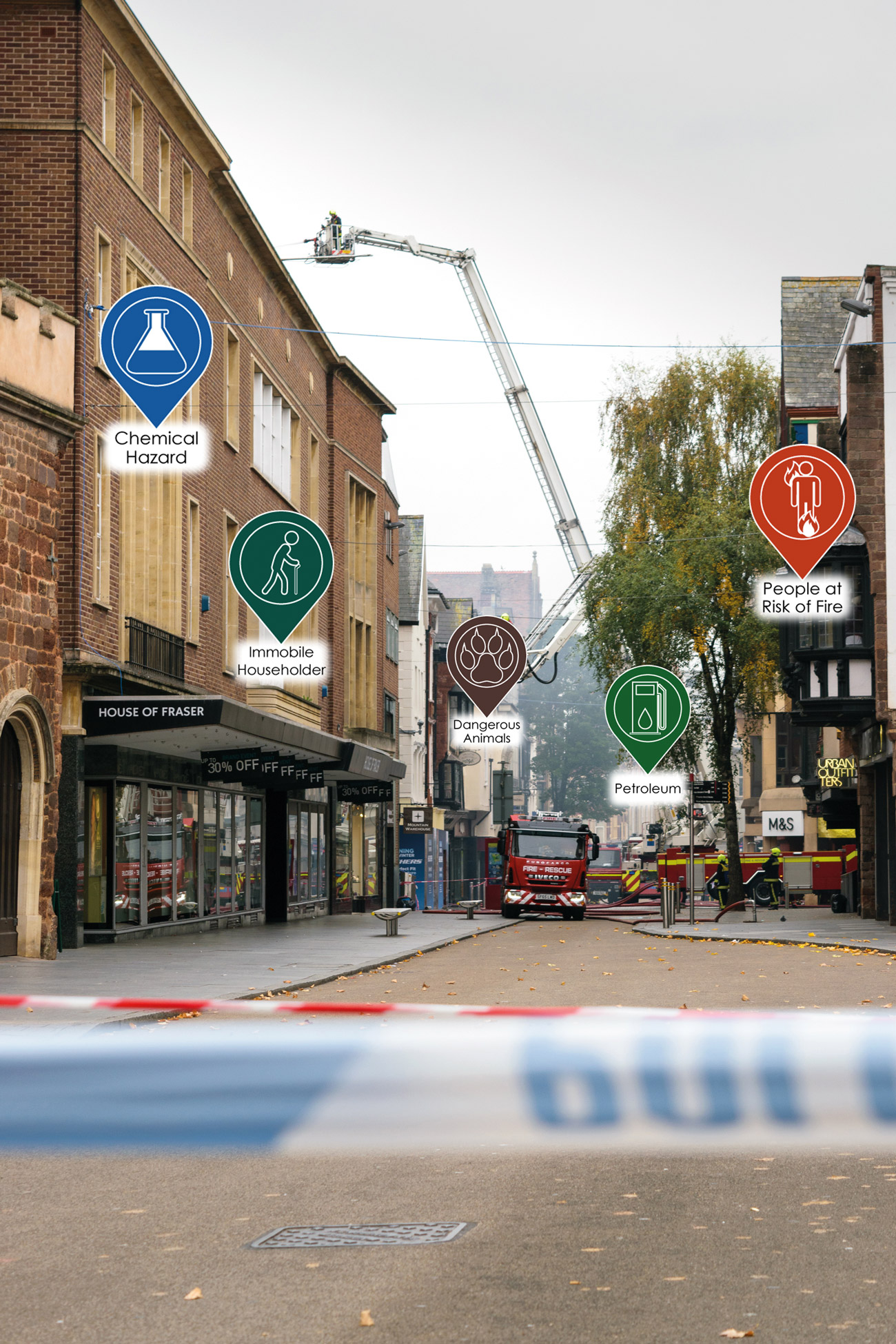 Enhancing risk information using augmented reality provides location intelligence at a glance.