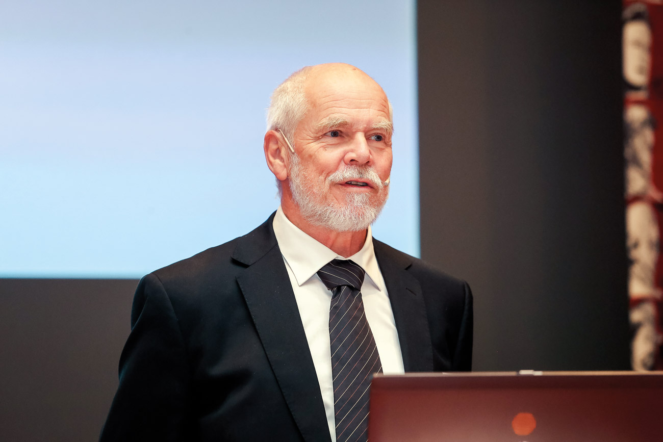 IWMA president Ragnar Wighus as he declared the Vienna conference in 2016 open.