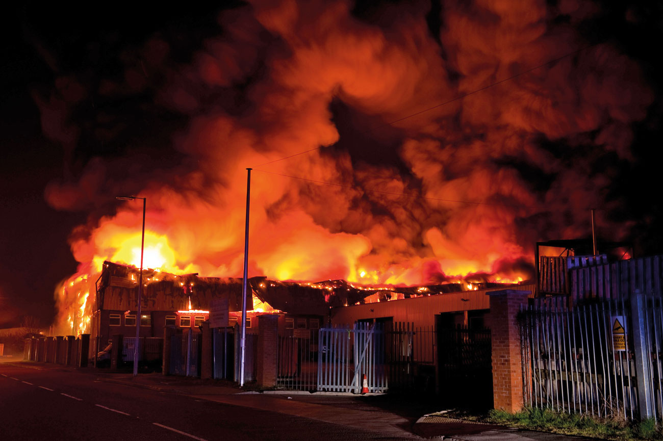 The fire at the un-sprinklered Gardman warehouse resulted in a £20 million loss.