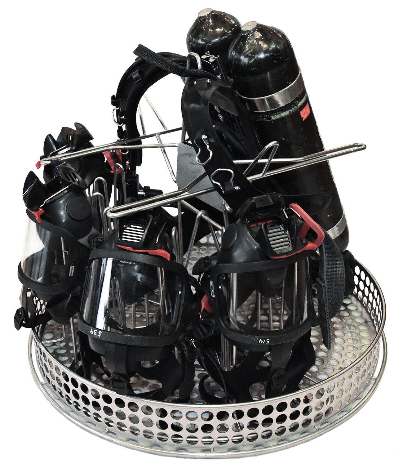 Solo Rescue basket, specially designed to hold SCBA.