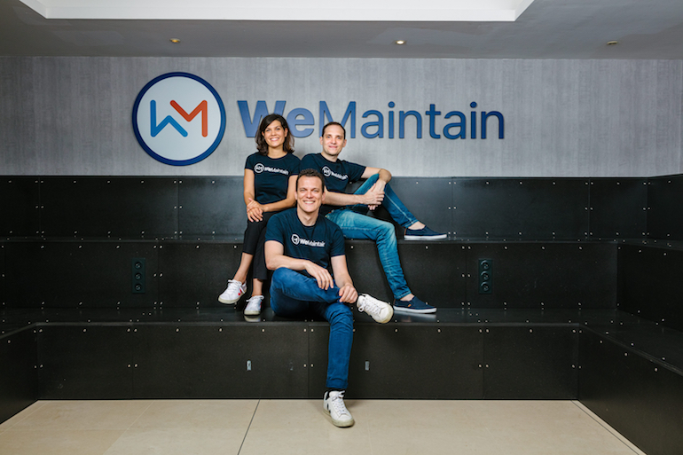 Jade Francine, Benoit Dupon, Tristan Foureur. (Image copyright: WeMaintain)