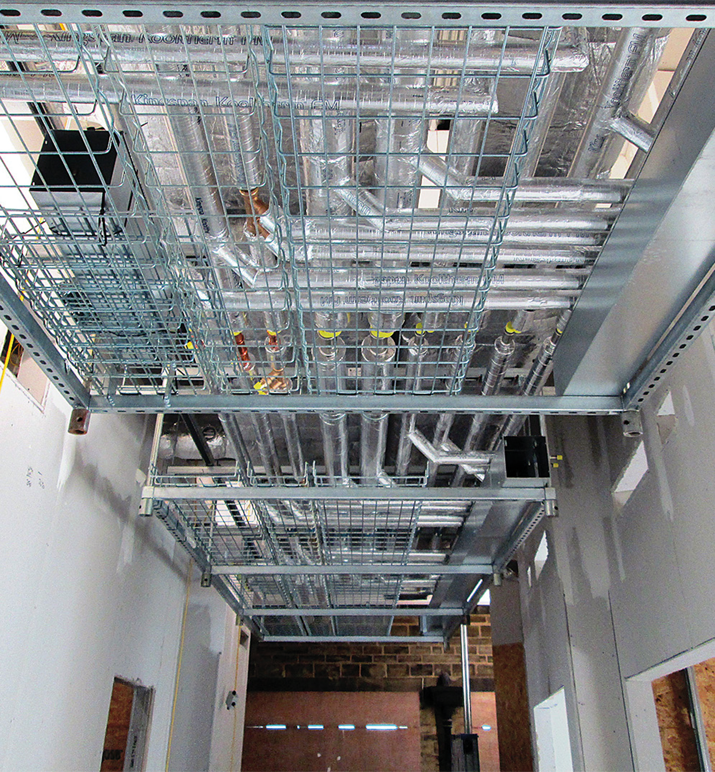 Ensure adequate provision is made to access above and around services to install penetration seals.