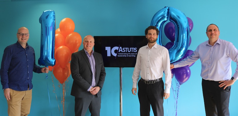 Left to right: Brenig Moore, Technical Director, Steve Terry, Managing Director, Tom Lea, Operations Director, Andy Rose, Finance Director. (Image copyright: Astutis)