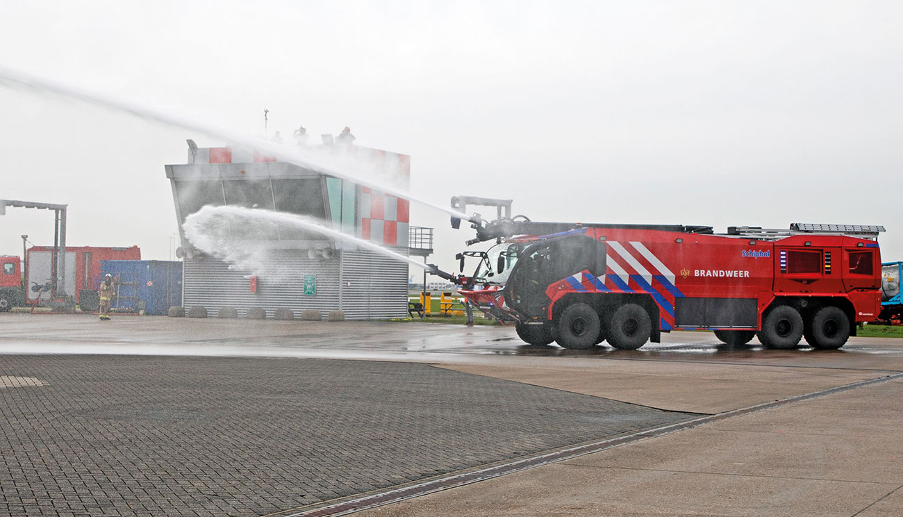 In 2016, Schiphol Airport in Amsterdam upgraded their firefighting trucks to help the airport to provide sustainable firefighting performance.