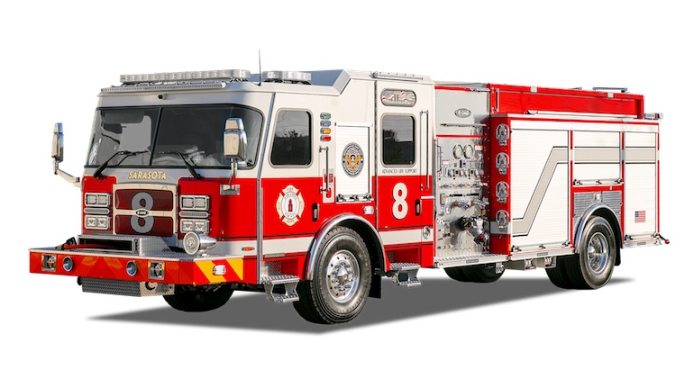 E-ONE delivers four pumpers with new Cyclone cab to Sarasota county ...