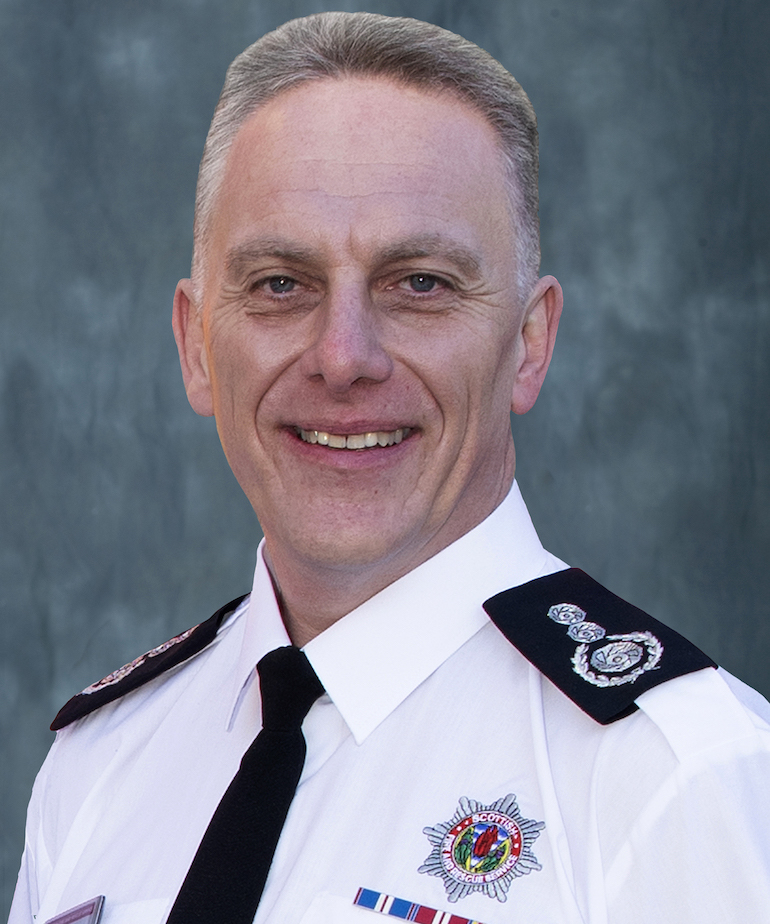 SFRS Chief Officer Martin Blunden. (SFRS)