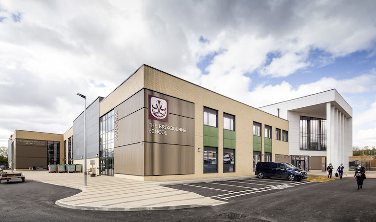 Broxbourne School. (Image copyright: Bond Bryan)
