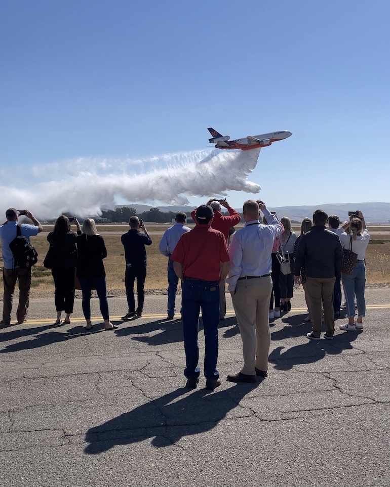 Santa Maria Central Coast Jet Center hosts firefighting aircraft and Congressional Western Caucus.