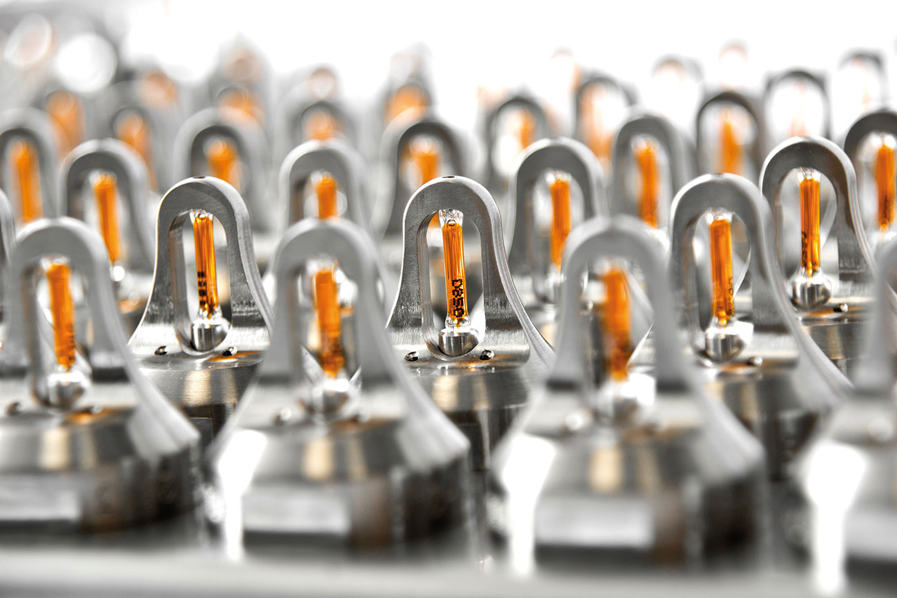 High-pressure watermist nozzle heads.