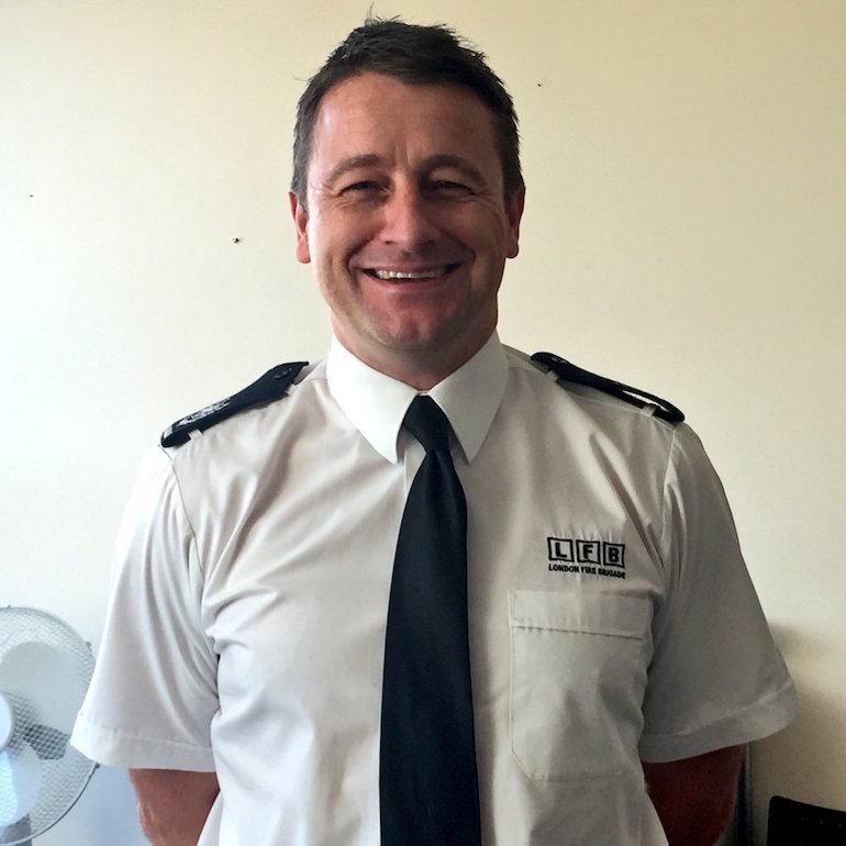Paul Jennings, Deputy Commissioner of the London Fire Brigade.