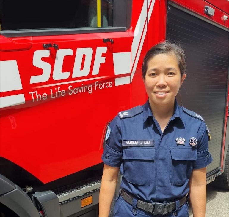 MAJ Amelia J Lim. (SCDF)