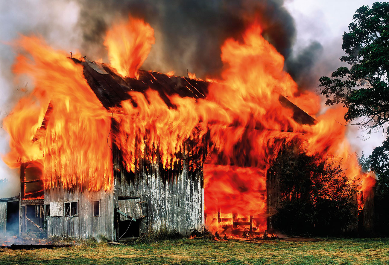 1,700 farm buildings are destroyed by fire annually.