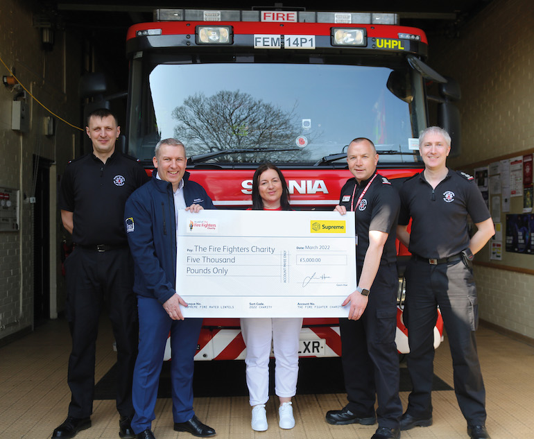 Image copyright: Supreme Concrete/The Fire Fighters Charity