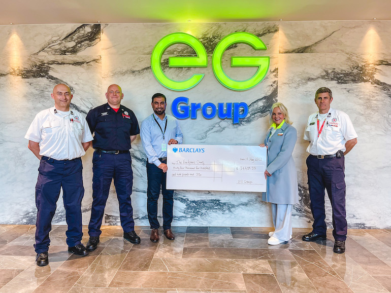 Image copyright: EG Group/The Fire FIghters Charity