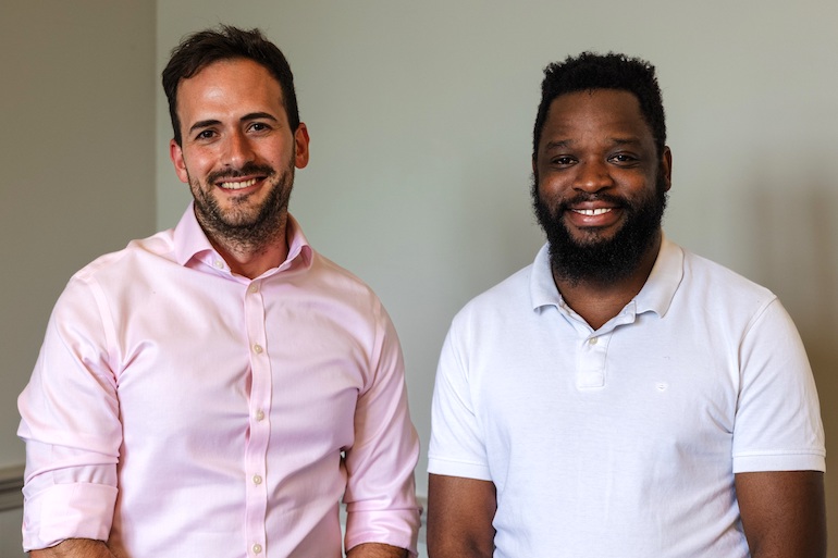 New starters Ahmed Maani and Tatenda Nyazika. (OFR Consultants)