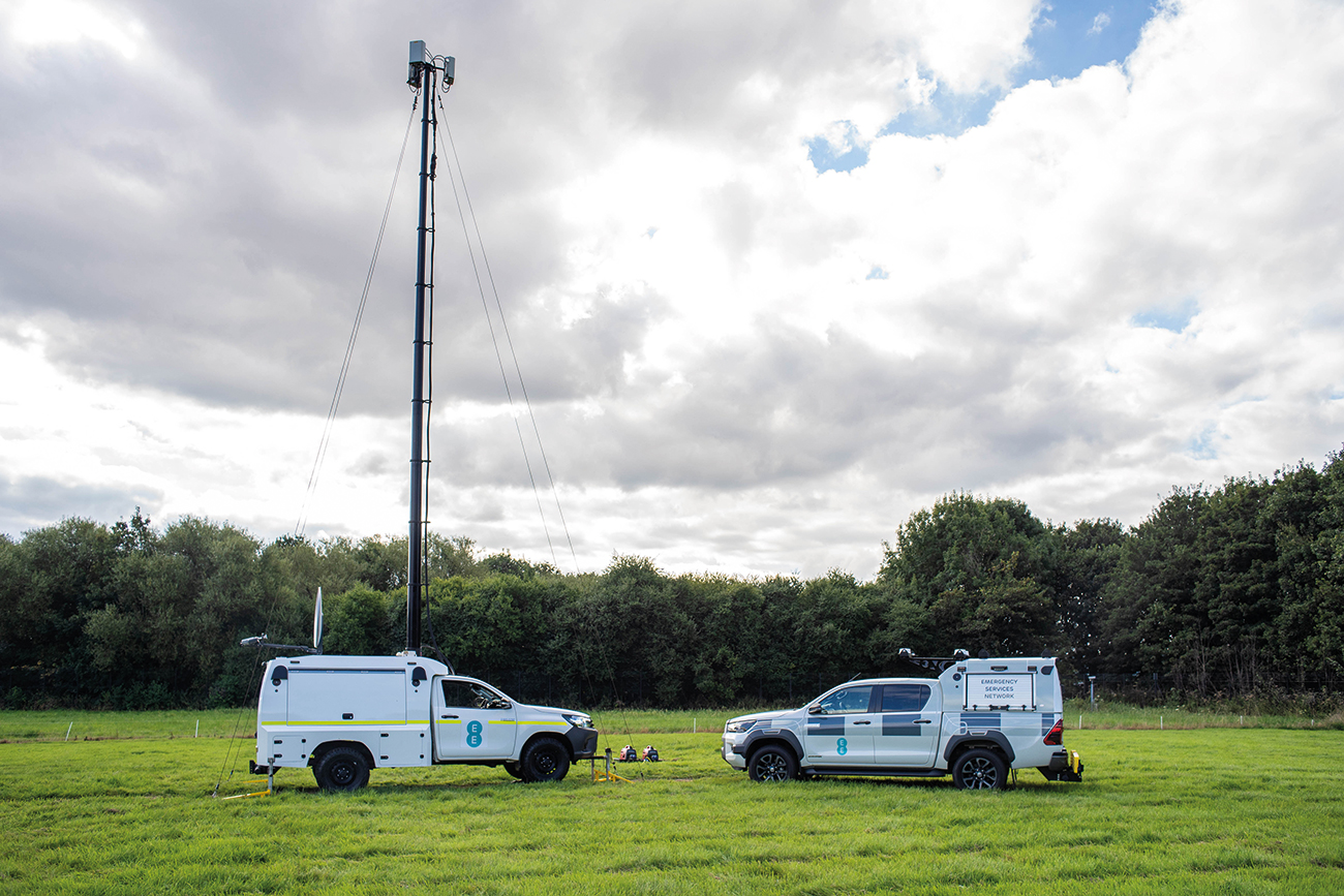 EE rapid response vehicles. Images supplied by Author / Contributor