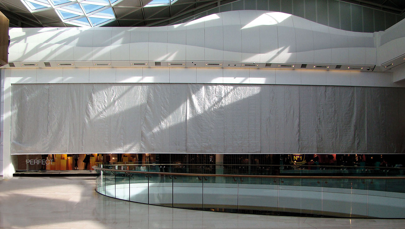 NECO Fire Curtains in Marks & Spencer shop. Images supplied by Author / Contributor