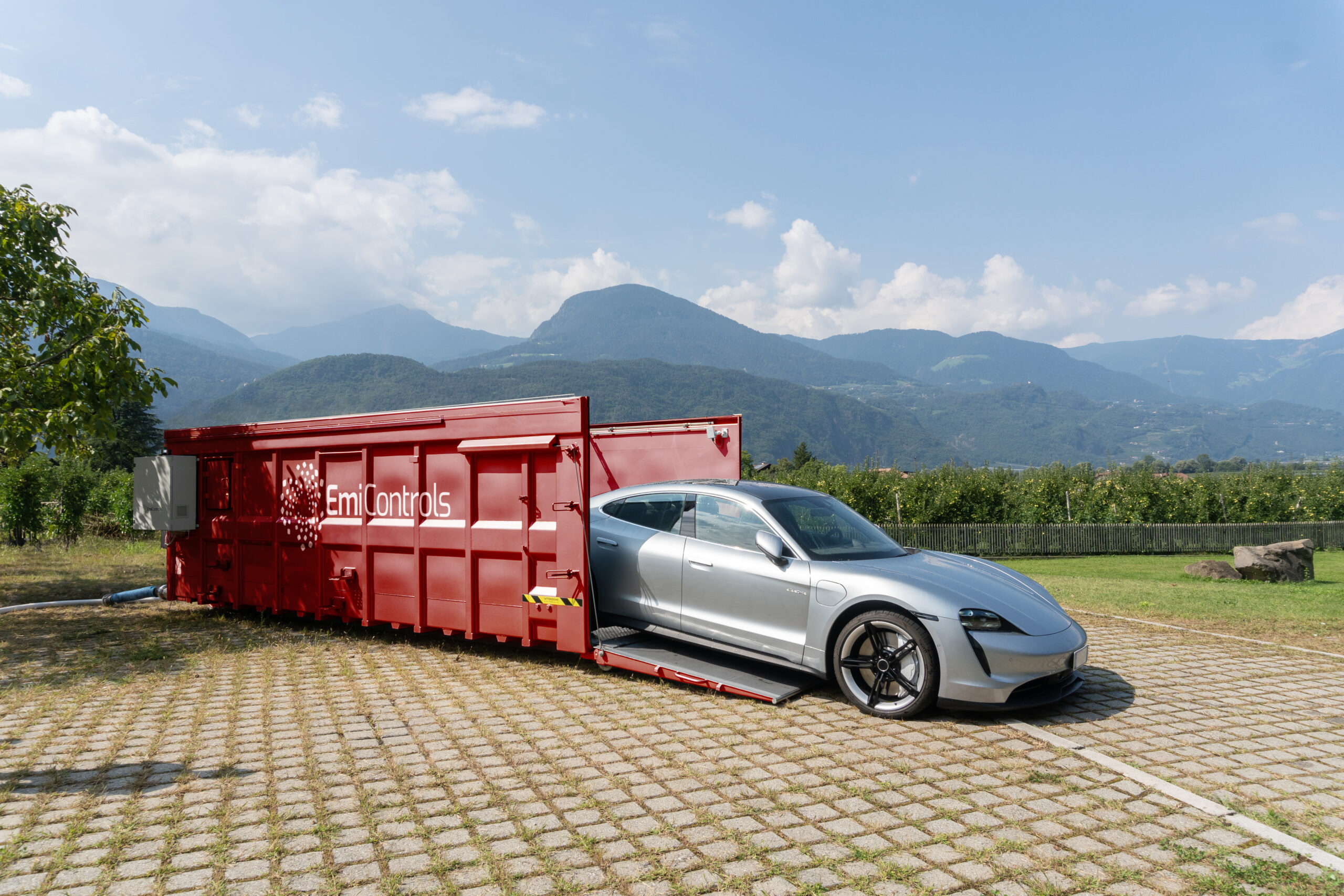 EmiControls has unveiled the Q-Container, a system designed to facilitate the quarantine process for damaged, or potentially damaged, batteries and electric vehicles with the help of watermist.