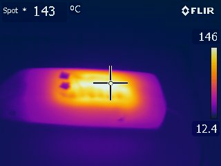 Lithium-ion battery overheating when charged incorrectly.