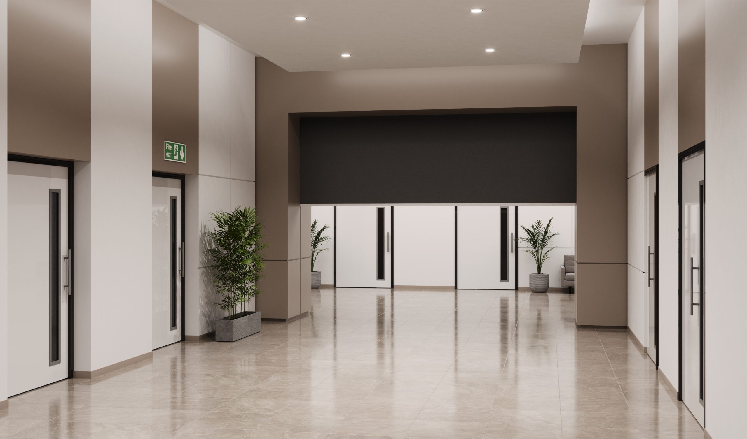 Fire Curtain Corridor